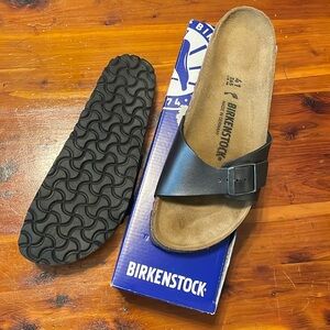 Metallic Black Birkenstock Sandal